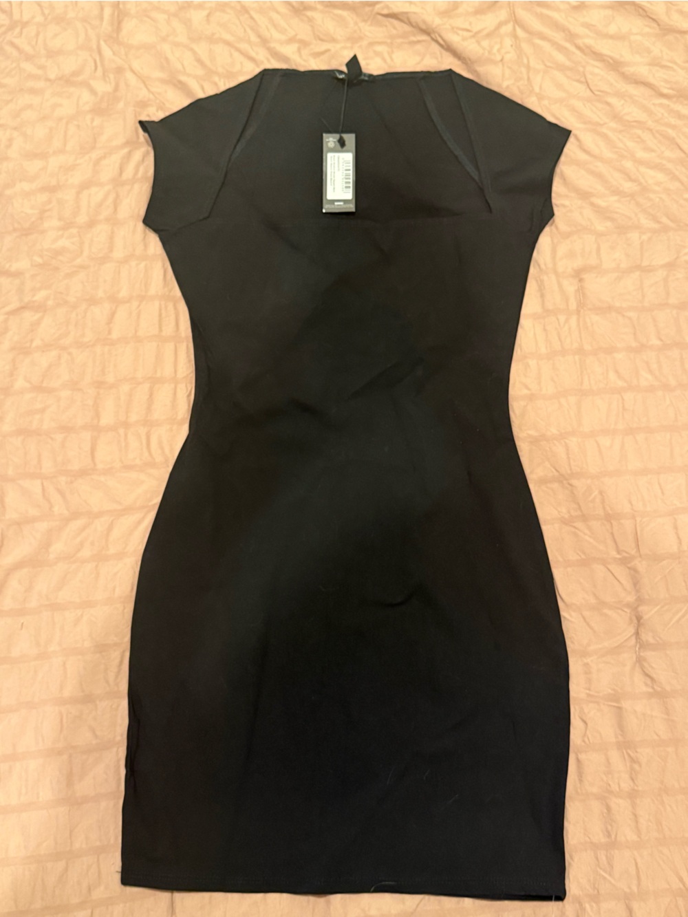 PrettyLittleThing Black Bodycon Mini Dress